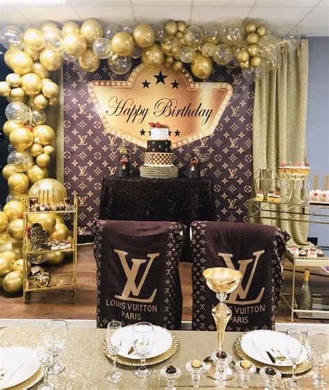 louis vuitton birthday party decorations